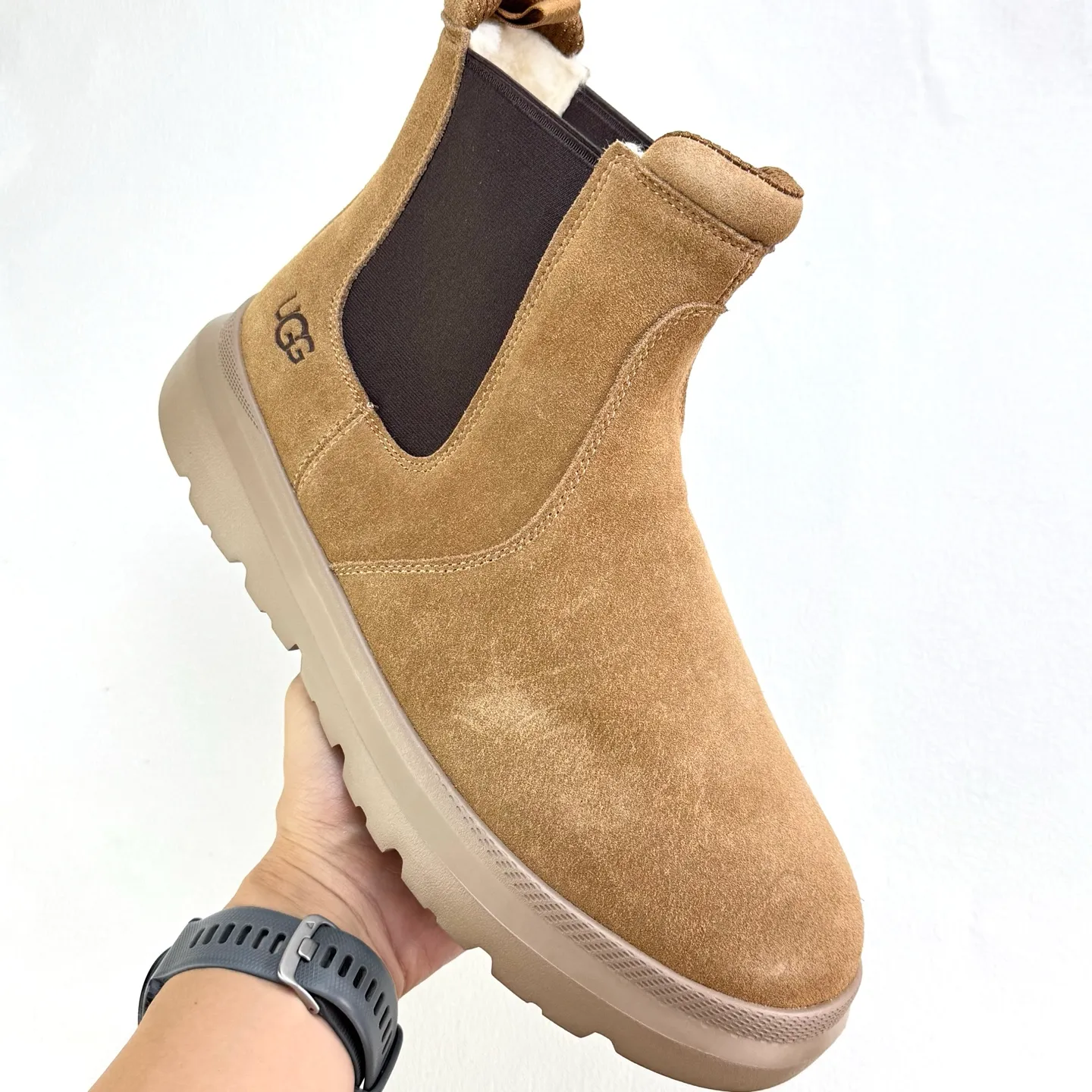 Self-pickup 💰680 𝐔*g ₂₀₂₄ . 1152050 Burley Chelsea boots, simple retro style, casual and versatile, private molded outsole, comfortable and anti-slip, high silk suede material, beautiful and material, will not freeze your feet in winter, must be arranged! Size：39-44